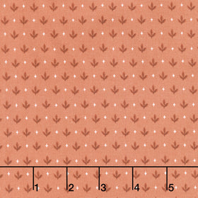 Harvest Thyme - Falling Leaves Terracotta Yardage