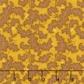 Every Heart Beats True - Butternut Bramble Amber Yardage