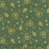 Every Heart Beats True - Pineapple Grove Deep Emerald Yardage