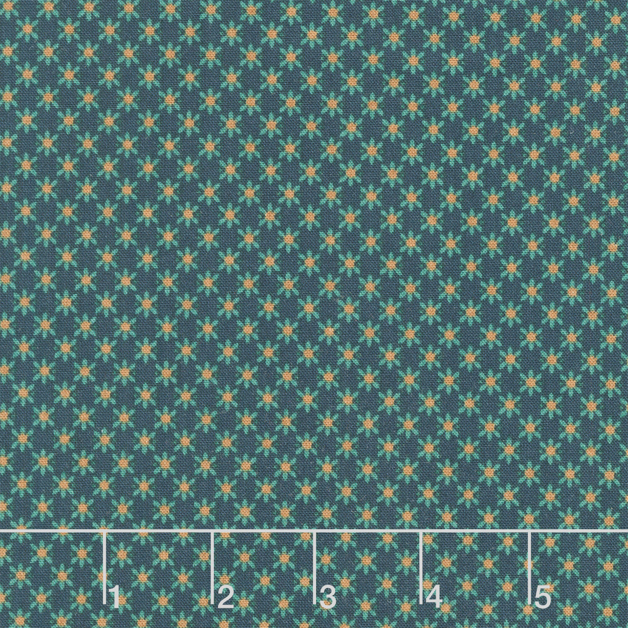 Every Heart Beats True - Cornflowers Indigo Yardage