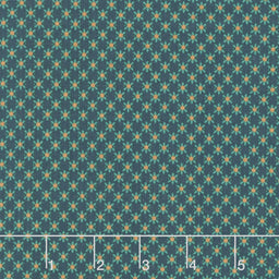Every Heart Beats True - Cornflowers Indigo Yardage