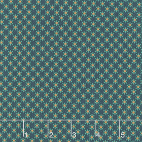 Every Heart Beats True - Cornflowers Indigo Yardage