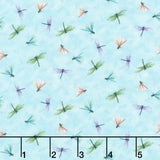 Happy Campers - Dragonflies Light Blue Yardage