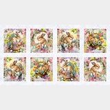 Basket Full of Blessings - Baskets of Bunnies Blocks Soft Lilac Panel