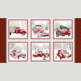 Tailgate Traditions - Red Trucks Block Multi Panel