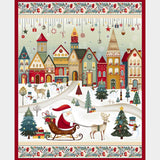 Nordic Holiday Village - Santa Scenic Cream Multi Panel