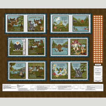 Little Readers - From Moose to Mouse Book Brown Panel