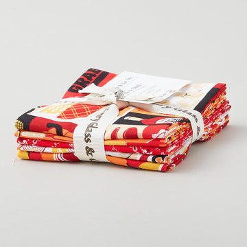 Grill & Chill Black Fat Quarter Bundle 5 Pc