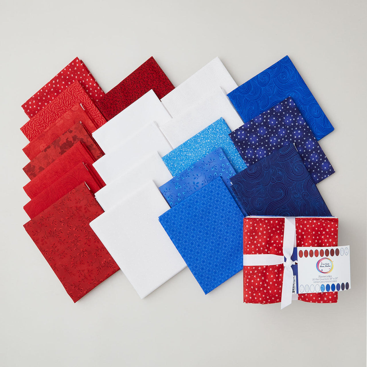 I've Got Hue, Babe Fireworks Fat Quarter Bundle