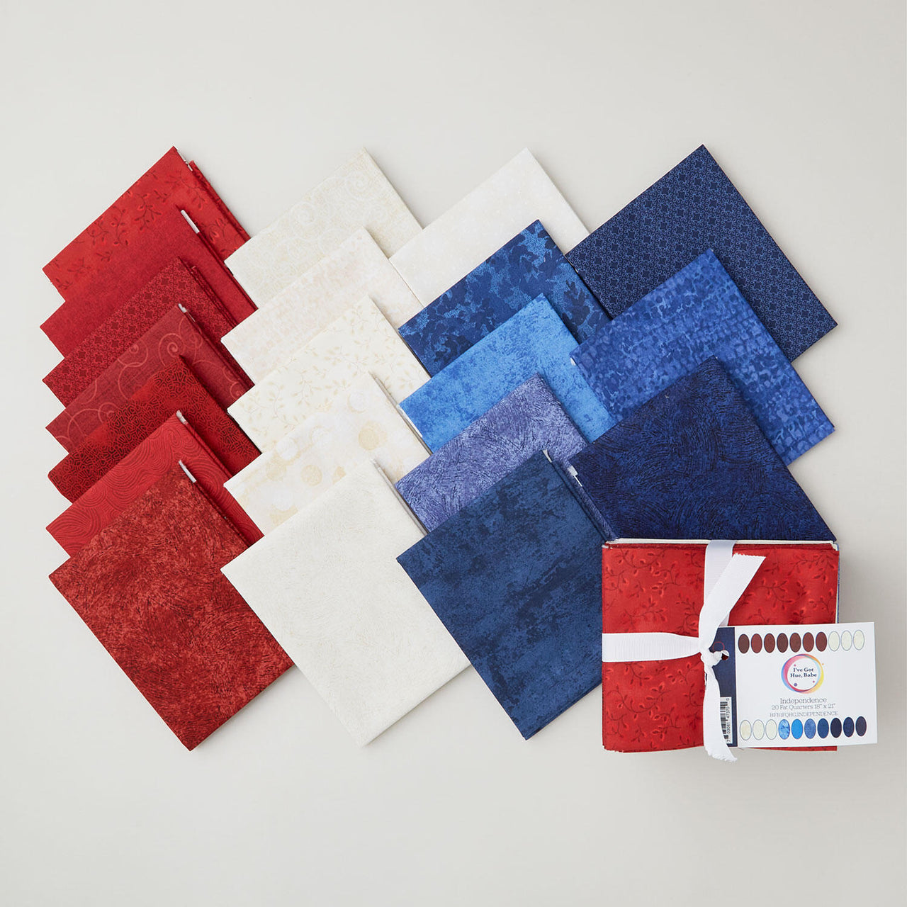 I've Got Hue, Babe Independence Fat Quarter Bundle