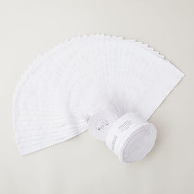 Quilter's Flour Favorites White On White 2.5" Strips