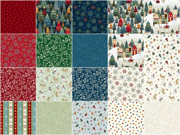 Nordic Holiday Village 2 1/2" Strips