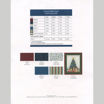 Snowy Night Quilt Kit