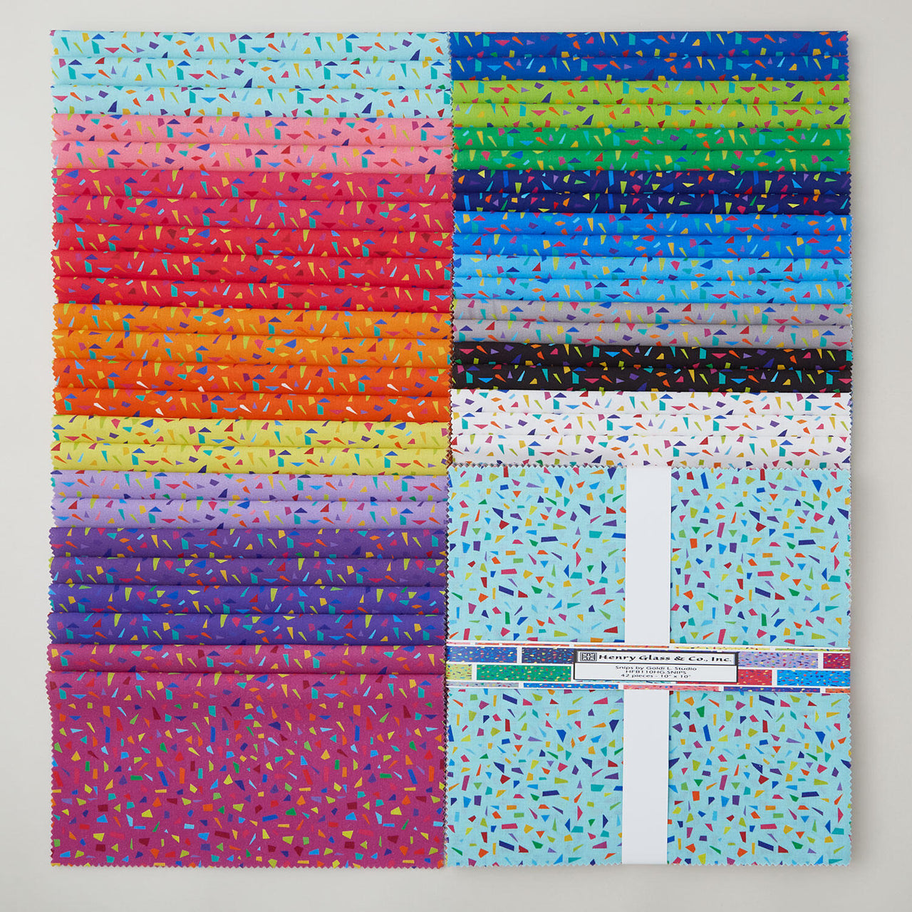 Snips Of Color 10" Squares
