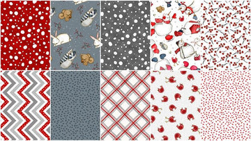 Snow Folks 10" Squares