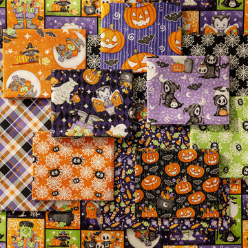 Moonlight Mischief A Glow in the Dark Collection 10" Squares
