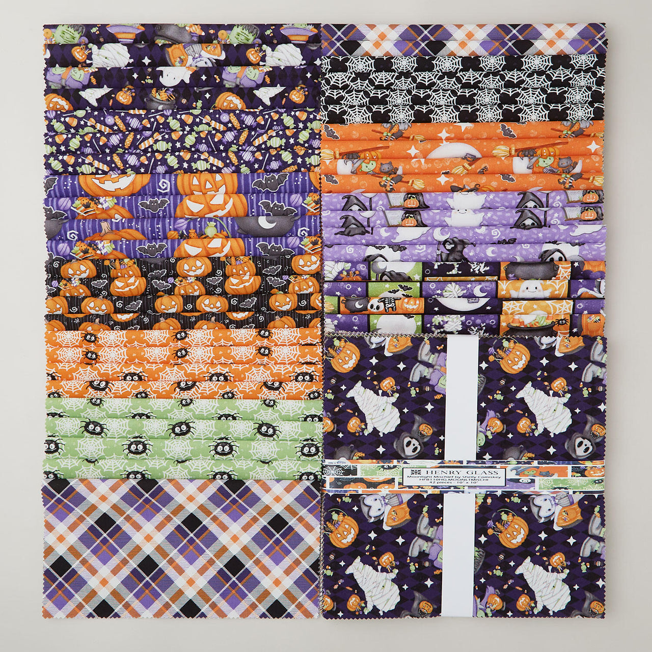 Moonlight Mischief A Glow in the Dark Collection 10" Squares