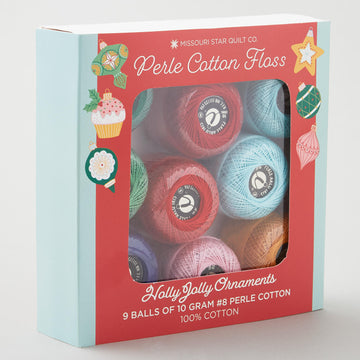 Missouri Star Holly Jolly Ornaments Perle Cotton Floss Pack