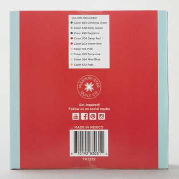 Missouri Star Holly Jolly Ornaments Perle Cotton Floss Pack