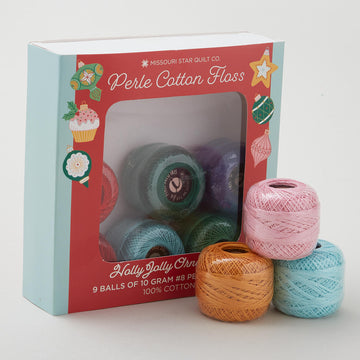 Missouri Star Holly Jolly Ornaments Perle Cotton Floss Pack
