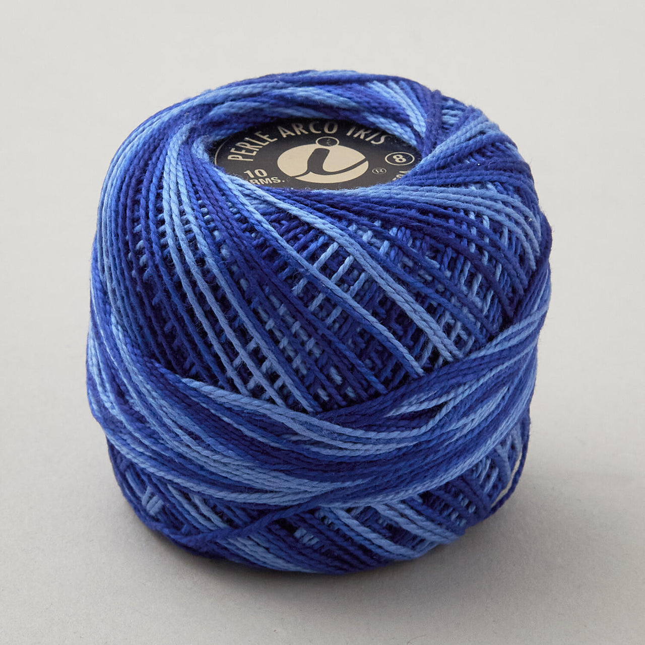 Missouri Star #8 Variegated Perle Cotton 10 Gram Ball - Navy (893)