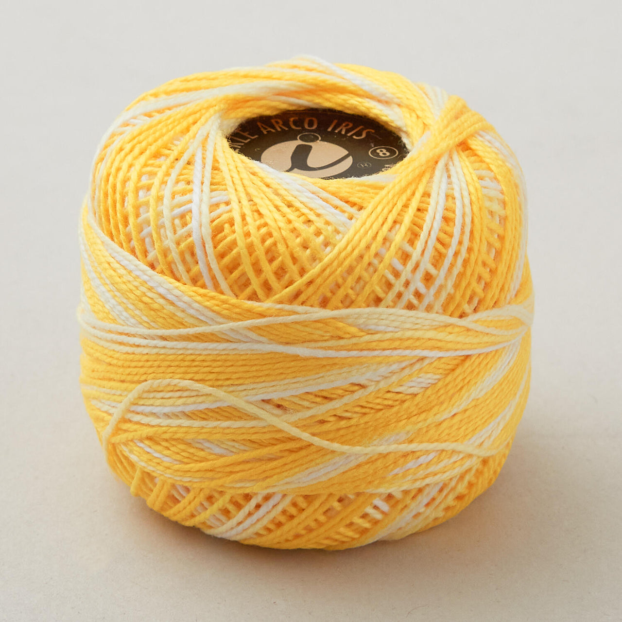 Missouri Star #8 Variegated Perle Cotton 10 Gram Ball - Yellow (880)