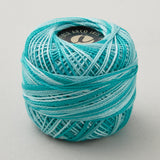 Missouri Star #8 Variegated Perle Cotton 10 Gram Ball - Turquoise (941)