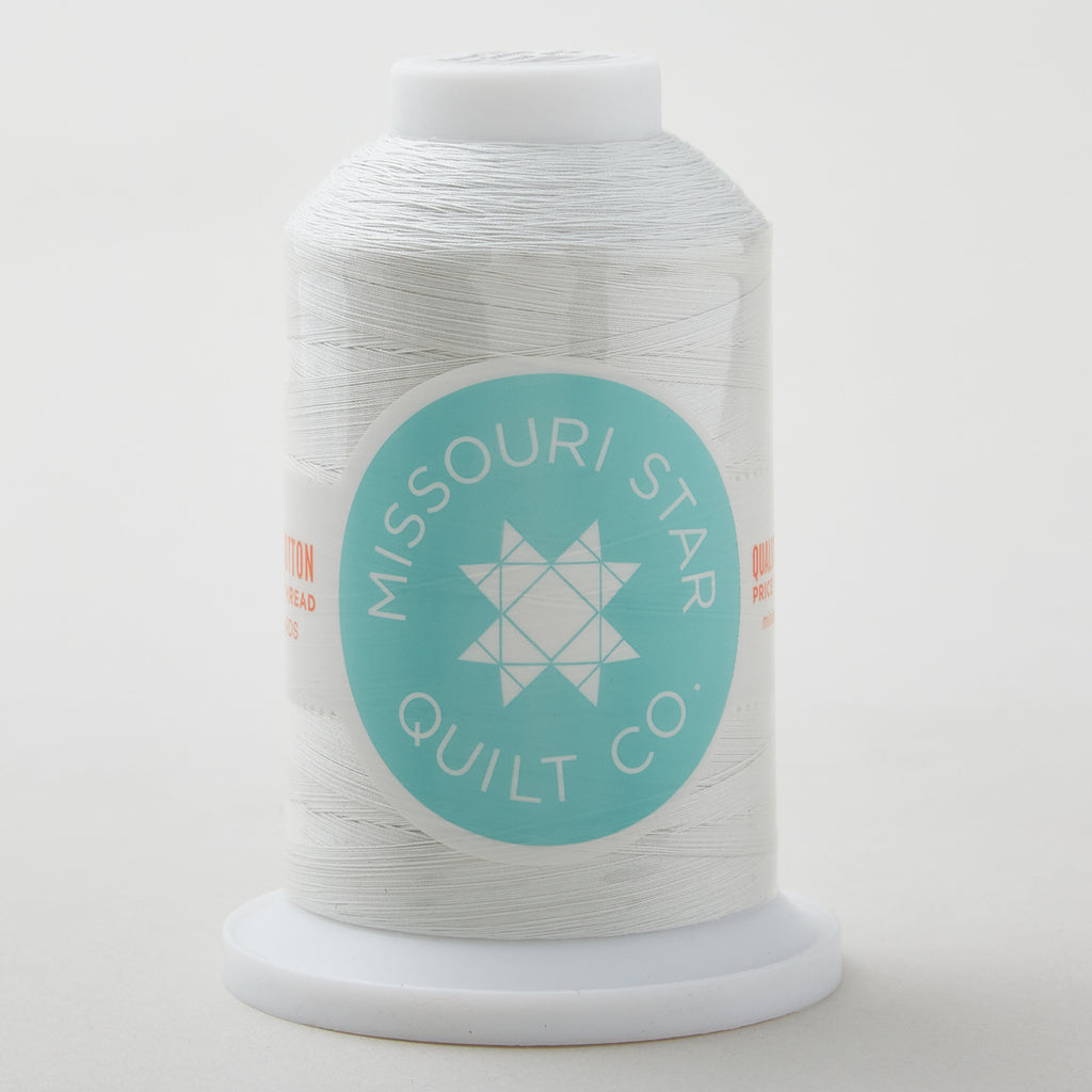 Missouri Star 50 WT Cotton King Spool Thread Sebring Silver
