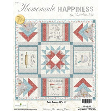 Homemade Happiness Table Topper Free Quilt Pattern