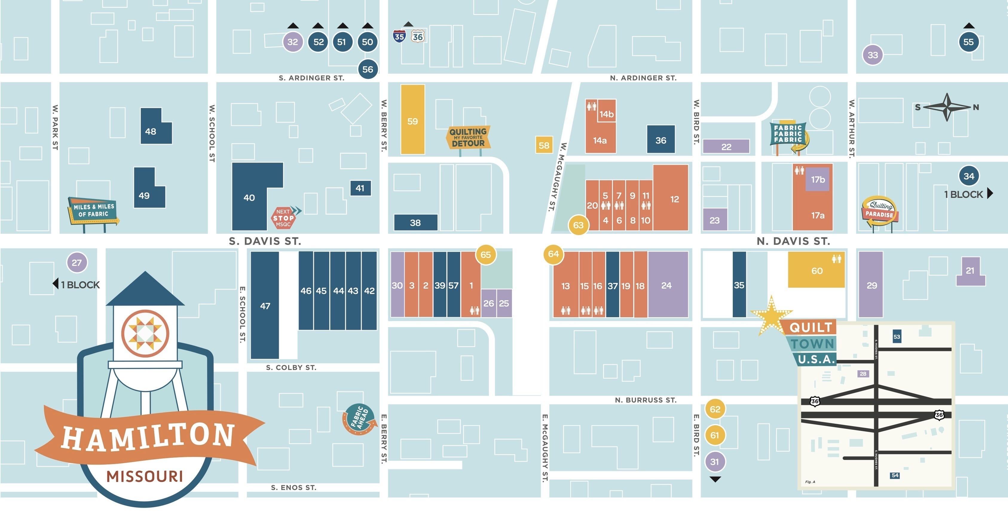 Hamilton Missouri Map