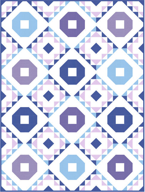 Ice Box - Kona Cotton Free Quilt Pattern by Ariga Mahmoudlou