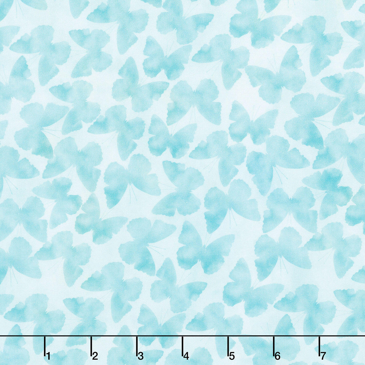 Butterfly Fantasy - Shadows Teal Yardage
