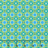 Dragon Friends - Geo Green Yardage