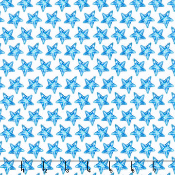 Wonders Of The Ocean - Starfish Blue Yardage