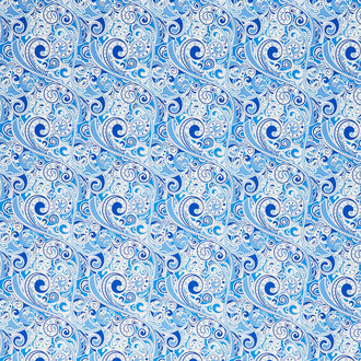 Wonders Of The Ocean - Sea Swirls Blue Yardage