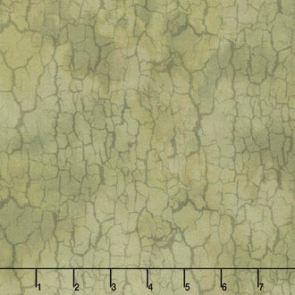 Carpet Bag Romance - Crackle Light Green Yardage
