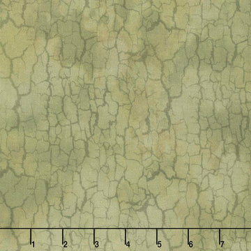 Carpet Bag Romance - Crackle Light Green Yardage