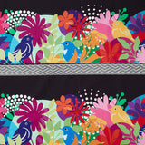 Flock Together - Border Stripe Multi Yardage