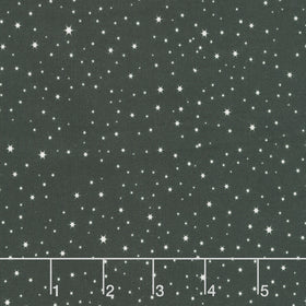 La Luna - Stars Black Yardage