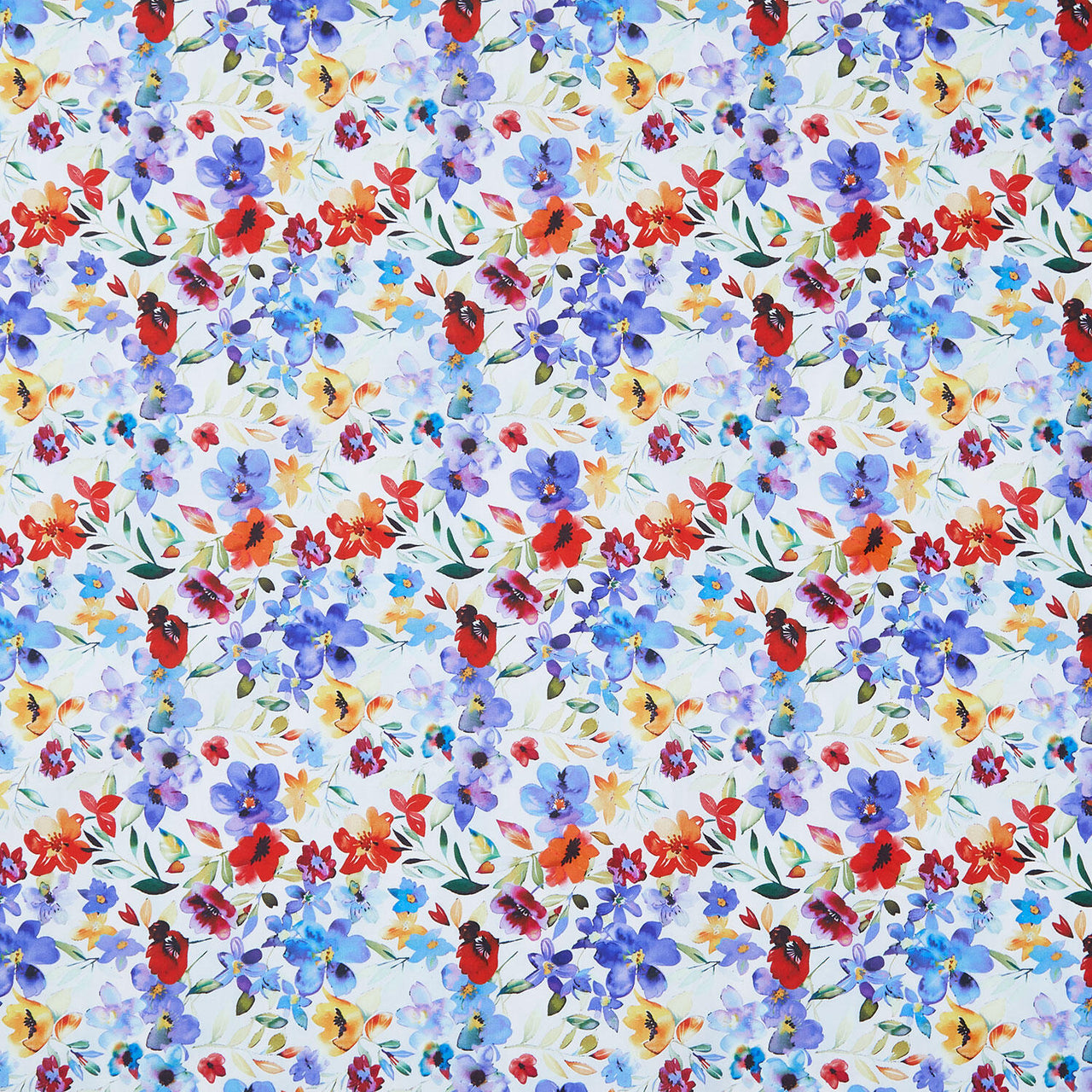 Blooming Day & Night - Garden Blue Yardage