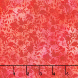 Blooming Day & Night - Twigs Red Yardage