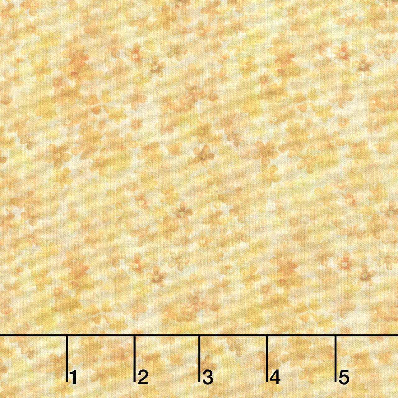 Blooming Day & Night - Petite Yellow Yardage