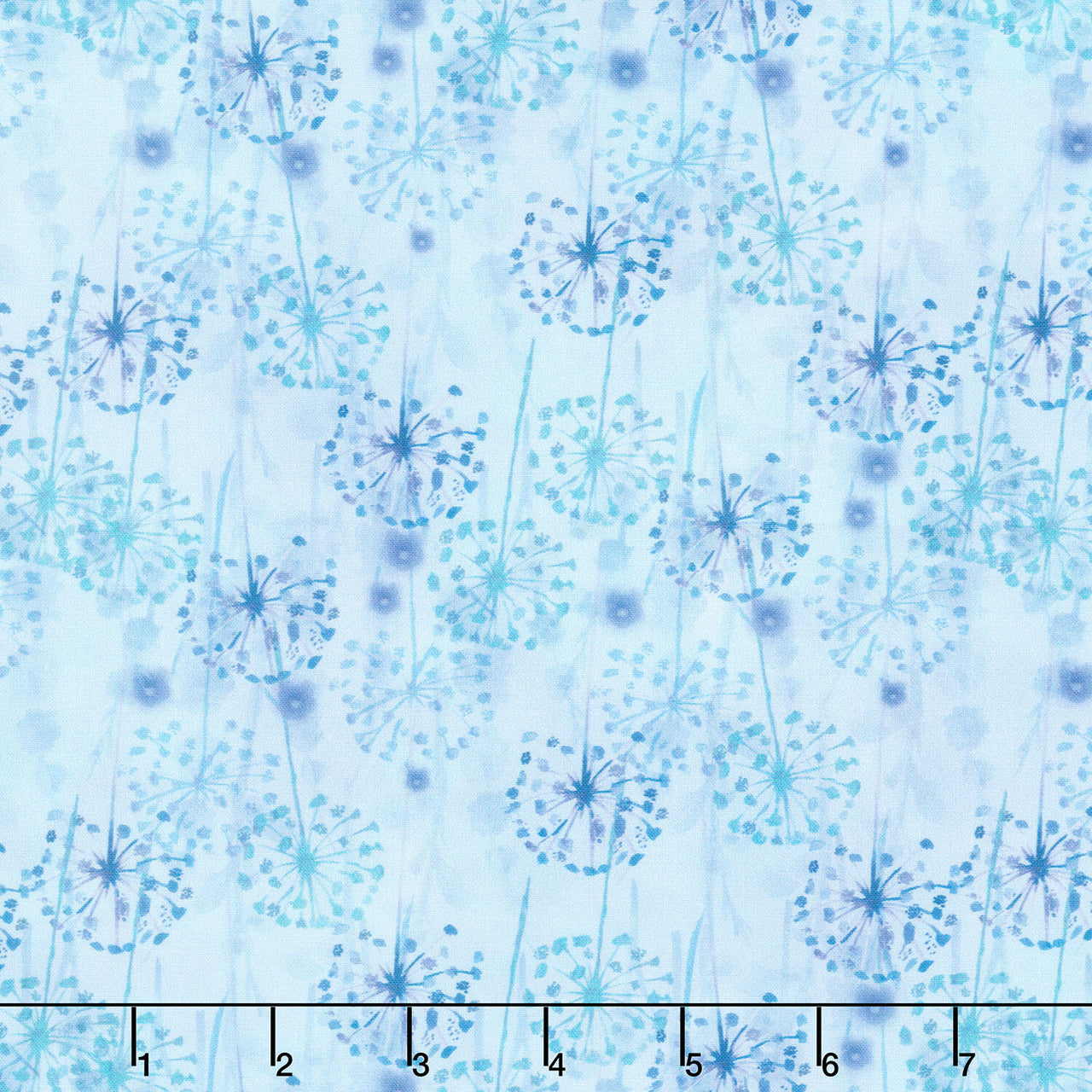 Blooming Day & Night - Dandies Sky Yardage