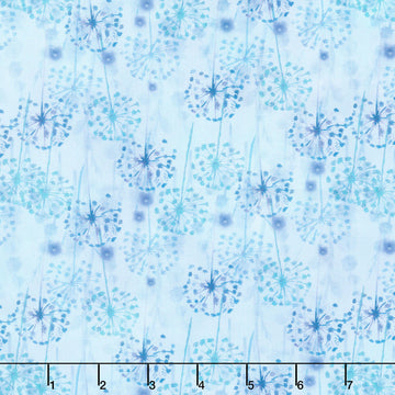 Blooming Day & Night - Dandies Sky Yardage