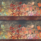 Evanescence - Floral Border Spice Yardage