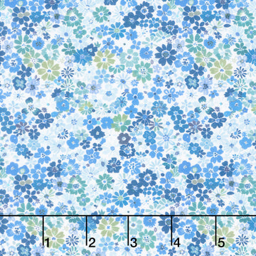 Lovelies - Leah Blue Yardage