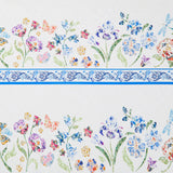 Lovelies - Floral Border Stripe Multi Yardage