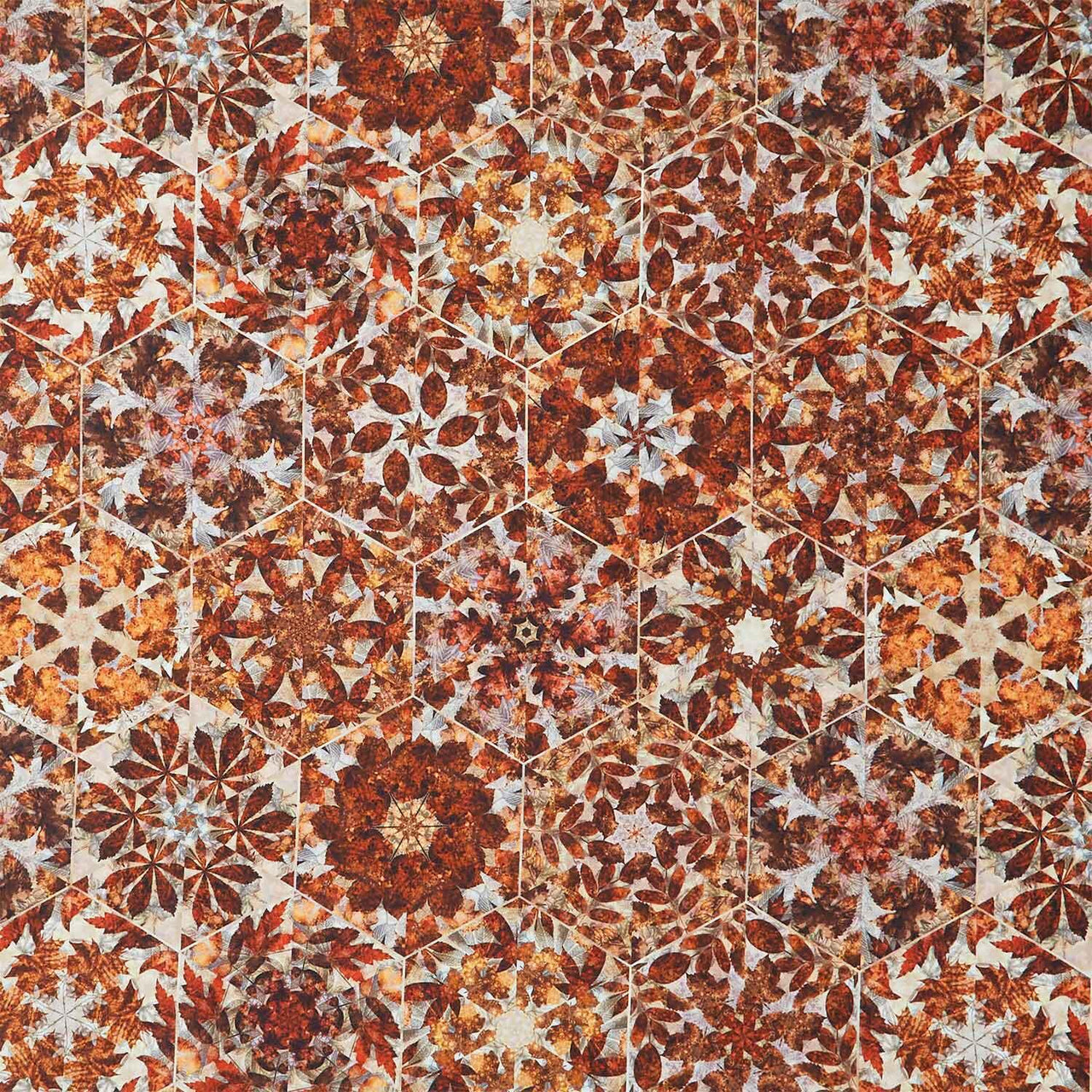 Autumn Elegance - Hexagons Multi Yardage