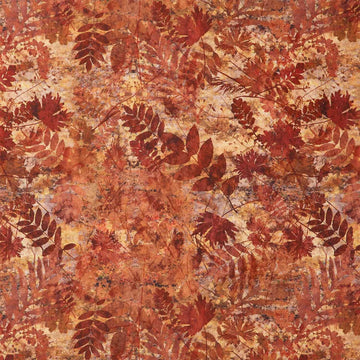Autumn Elegance - Shadow Leaves Multi Yardage