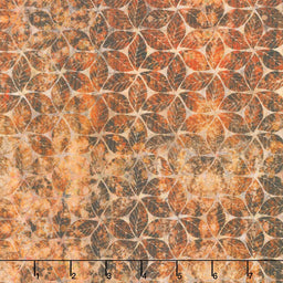 Autumn Elegance - Leaf Mosaic Multi Yardage